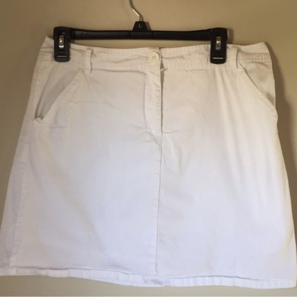 White Women’s Casual Tennis-Core, Athletic Wear, Sporty Skort (Size 12) - Picture 3 of 13